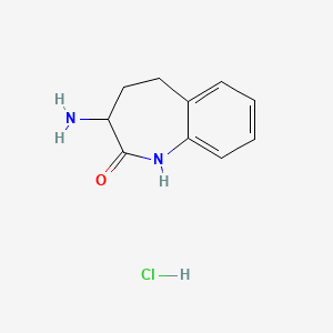 3-amino-4,5-dihydro-1H-benzo[b]azepin-2(3H)-one hydrochloride