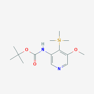 tert-Butyl 5-methoxy-4-(trimethylsilyl)pyridin-3-ylcarbamate