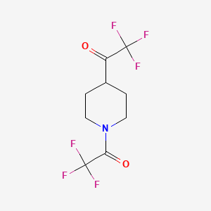 2,2,2-Trifluoro-1-[1-(2,2,2-trifluoroacetyl)-4-piperidyl]ethanone