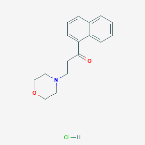 3-(Morpholin-4-yl)-1-(naphthalen-1-yl)propan-1-one hydrochloride