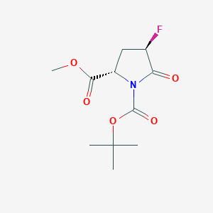 Boc-trans-4-fluoro-5-oxo-L-proline methyl ester