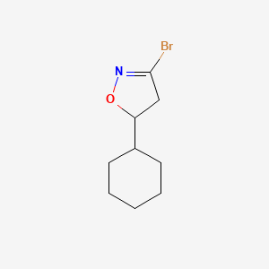 3-Bromo-5-cyclohexyl-4,5-dihydroisoxazole