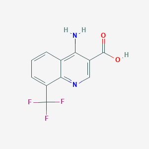4-Amino-8-(trifluoromethyl)quinoline-3-carboxylic acid