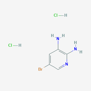 molecular formula C5H8BrCl2N3 B1519687 5-Bromopyridine-2,3-diamine dihydrochloride CAS No. 1171836-31-9