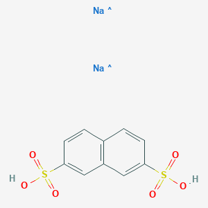 molecular formula C10H8Na2O6S2 B15196936 2,7-Naphthalene disulfonic acid,sodium salt 