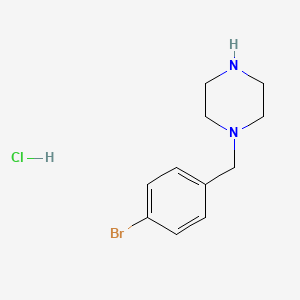 molecular formula C11H16BrClN2 B1519698 1-(4-Bromobenzyl)piperazine hydrochloride CAS No. 510725-48-1