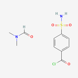 molecular formula C10H13ClN2O4S B1519700 N,N-dimethylformamide;4-sulfamoylbenzoyl chloride CAS No. 1172493-99-0