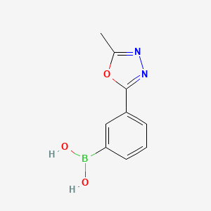 (3-(5-Methyl-1,3,4-oxadiazol-2-yl)phenyl)boronic acid