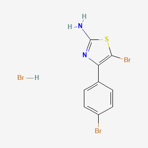 5-Bromo-4-(4-bromophenyl)-1,3-thiazol-2-amine hydrobromide