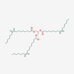molecular formula C51H92O6 B151972 三棕榈油酸甘油酯 CAS No. 129784-33-4