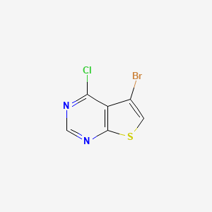 molecular formula C6H2BrClN2S B1519723 5-Bromo-4-chlorothieno[2,3-d]pyrimidine CAS No. 814918-95-1