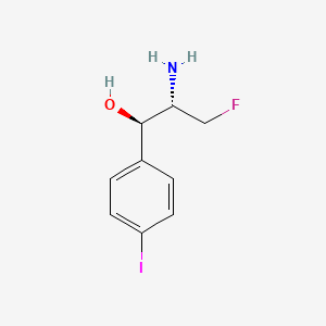 molecular formula C9H11FINO B1519724 (2S,1R)-2-Amino-3-fluoro-1-(4-iodo-phenyl)-propan-1-ol CAS No. 927689-70-1