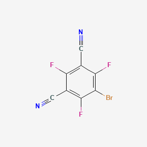 molecular formula C8BrF3N2 B15197330 5-Bromo-2,4,6-trifluoroisophthalonitrile 