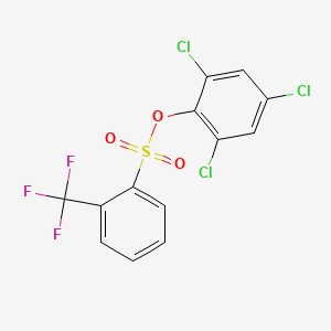 2,4,6-Trichlorophenyl 2-(trifluoromethyl)benzenesulfonate