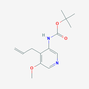 tert-Butyl 4-allyl-5-methoxypyridin-3-ylcarbamate