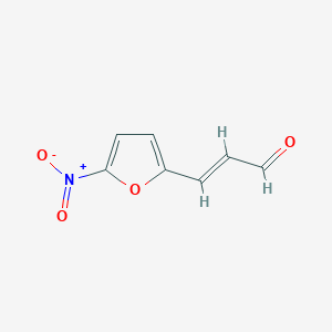 molecular formula C7H5NO4 B151974 (E)-3-(5-Nitrofuran-2-yl)acrylaldehyde CAS No. 52661-56-0