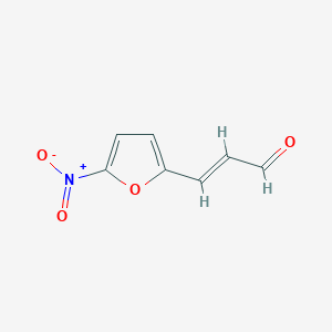 molecular formula C7H5NO4 B151974 5-Nitrofuran-2-acrylaldehyde CAS No. 52661-56-0