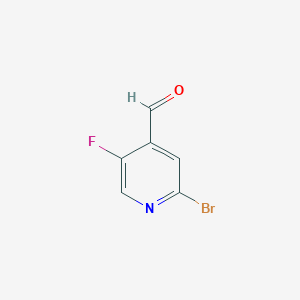 molecular formula C6H3BrFNO B1519746 2-Bromo-5-fluoroisonicotinaldehyde CAS No. 1005291-43-9