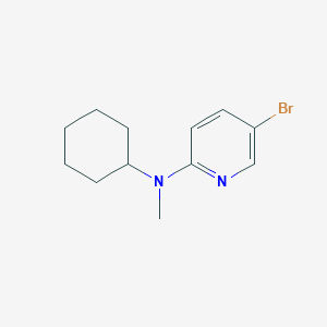 molecular formula C12H17BrN2 B1519754 5-bromo-N-cyclohexyl-N-methylpyridin-2-amine CAS No. 1125410-01-6
