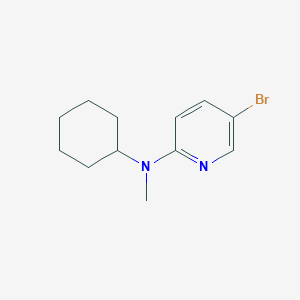 molecular formula C12H17BrN2 B1519754 5-Bromo-2-(N-cyclohexyl-N-methylamino)pyridine CAS No. 1125410-01-6