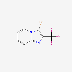 molecular formula C8H4BrF3N2 B1519755 3-Bromo-2-(trifluoromethyl)imidazo[1,2-a]pyridine CAS No. 503172-42-7