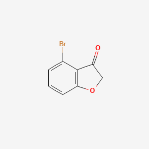 molecular formula C8H5BrO2 B1519757 4-Bromobenzofuran-3(2H)-one CAS No. 1020966-78-2