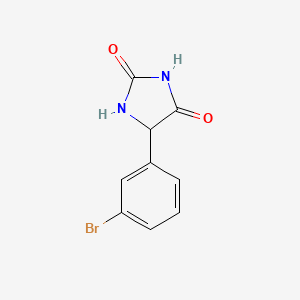 molecular formula C9H7BrN2O2 B1519765 5-(3-Bromophenyl)imidazolidine-2,4-dione CAS No. 79422-72-3