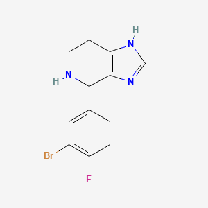 4-(3-bromo-4-fluorophenyl)-4,5,6,7-tetrahydro-3H-imidazo[4,5-c]pyridine