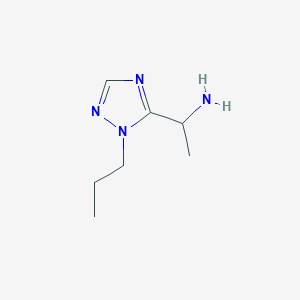 1-(1-Propyl-1H-1,2,4-triazol-5-YL)ethanamine
