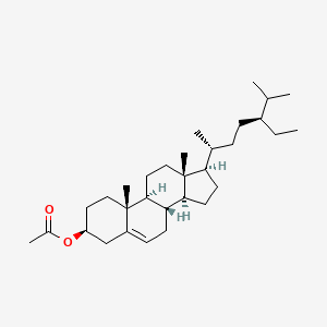 molecular formula C31H52O2 B15197707 Clionasterol acetate CAS No. 4651-54-1