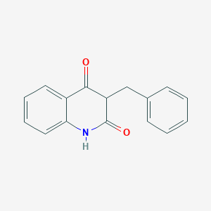 molecular formula C16H13NO2 B15197733 3-Benzylquinoline-2,4(1H,3H)-dione 