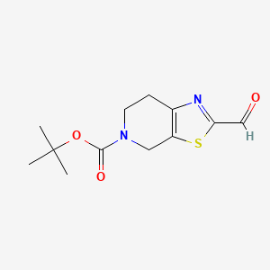 Tert-butyl 2-formyl-6,7-dihydrothiazolo[5,4-C]pyridine-5(4H)-carboxylate
