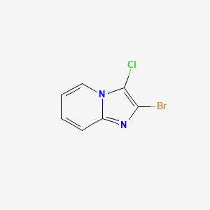 molecular formula C7H4BrClN2 B1519781 2-溴-3-氯咪唑并[1,2-a]吡啶 CAS No. 1159511-19-9