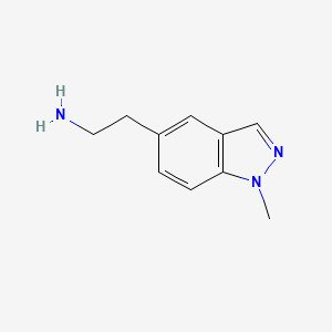 molecular formula C10H13N3 B1519782 2-(1-甲基-1H-吲唑-5-基)乙胺 CAS No. 1130309-67-9