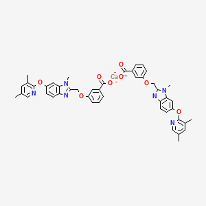 molecular formula C46H40CaN6O8 B15197827 DS-6930 