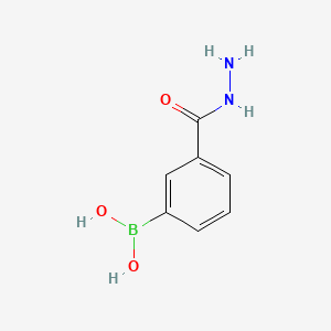 molecular formula C7H9BN2O3 B1519784 3-硼基苯甲酰肼 CAS No. 913835-79-7