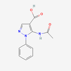 5-(Acetylamino)-1-phenyl-1H-pyrazole-4-carboxylic acid