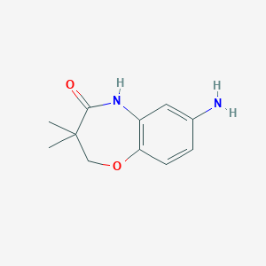7-Amino-3,3-dimethyl-2,5-dihydro-1,5-benzoxazepin-4-one