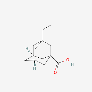 molecular formula C13H20O2 B15197958 3-Ethyladamantanecarboxylic acid 