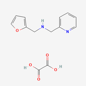 molecular formula C13H14N2O5 B1519796 (2-呋喃甲基)(2-吡啶甲基)胺草酸盐 CAS No. 1158770-65-0