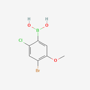 (4-Bromo-2-chloro-5-methoxyphenyl)boronic acid