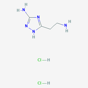 3-(2-Aminoethyl)-1H-1,2,4-triazol-5-amine dihydrochloride