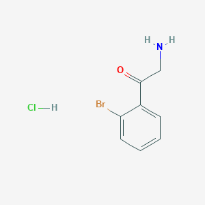 2-Amino-1-(2-bromophenyl)ethan-1-one hydrochloride