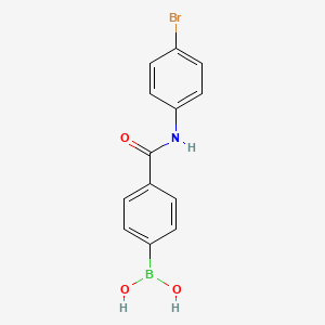 (4-((4-Bromophenyl)carbamoyl)phenyl)boronic acid