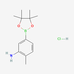 2-Methyl-5-(4,4,5,5-tetramethyl-1,3,2-dioxaborolan-2-yl)aniline hydrochloride