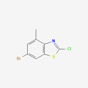 6-Bromo-2-chloro-4-methyl-1,3-benzothiazole
