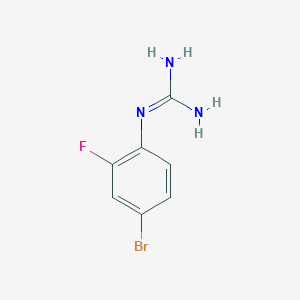 1-(4-Bromo-2-fluorophenyl)guanidine