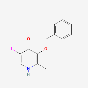 molecular formula C13H12INO2 B1519833 3-(benzyloxy)-5-iodo-2-methyl-4(1H)-pyridinone CAS No. 1198475-36-3