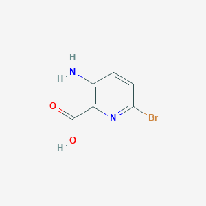 molecular formula C6H5BrN2O2 B1519837 3-Amino-6-bromopicolinic acid CAS No. 1052708-46-9