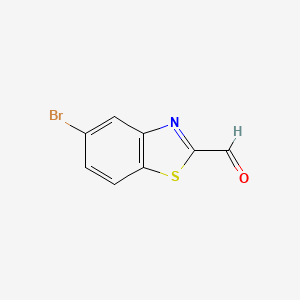 molecular formula C8H4BrNOS B1519838 5-Bromo-benzothiazole-2-carbaldehyde CAS No. 885279-64-1